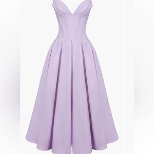 NWT House of CB Sz XS Lilac Lady Strapless Dress